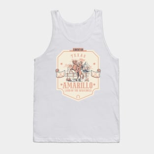 Amarillo Texas wild west town Tank Top